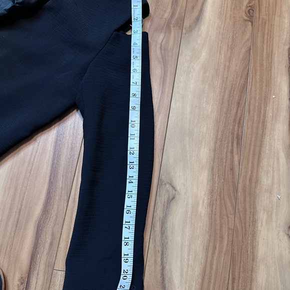 Zara Basic Black Textured Jacket - Picture 8 of 9